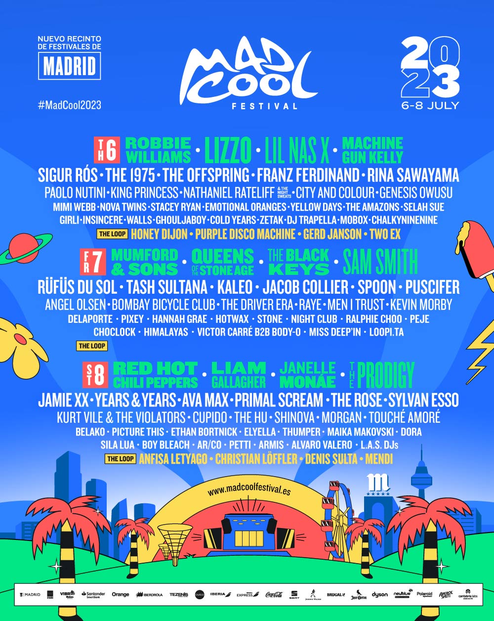 Mad Cool Line-up 2023