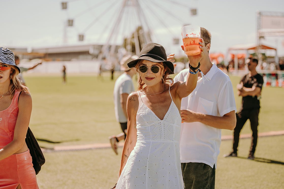 Mad Cool Festival Gallery person with drink