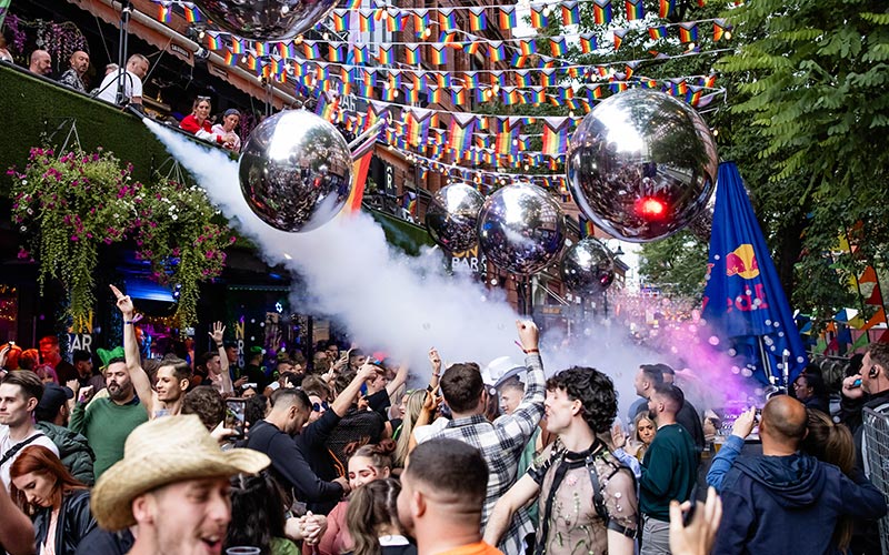 Partying in Manchester Street