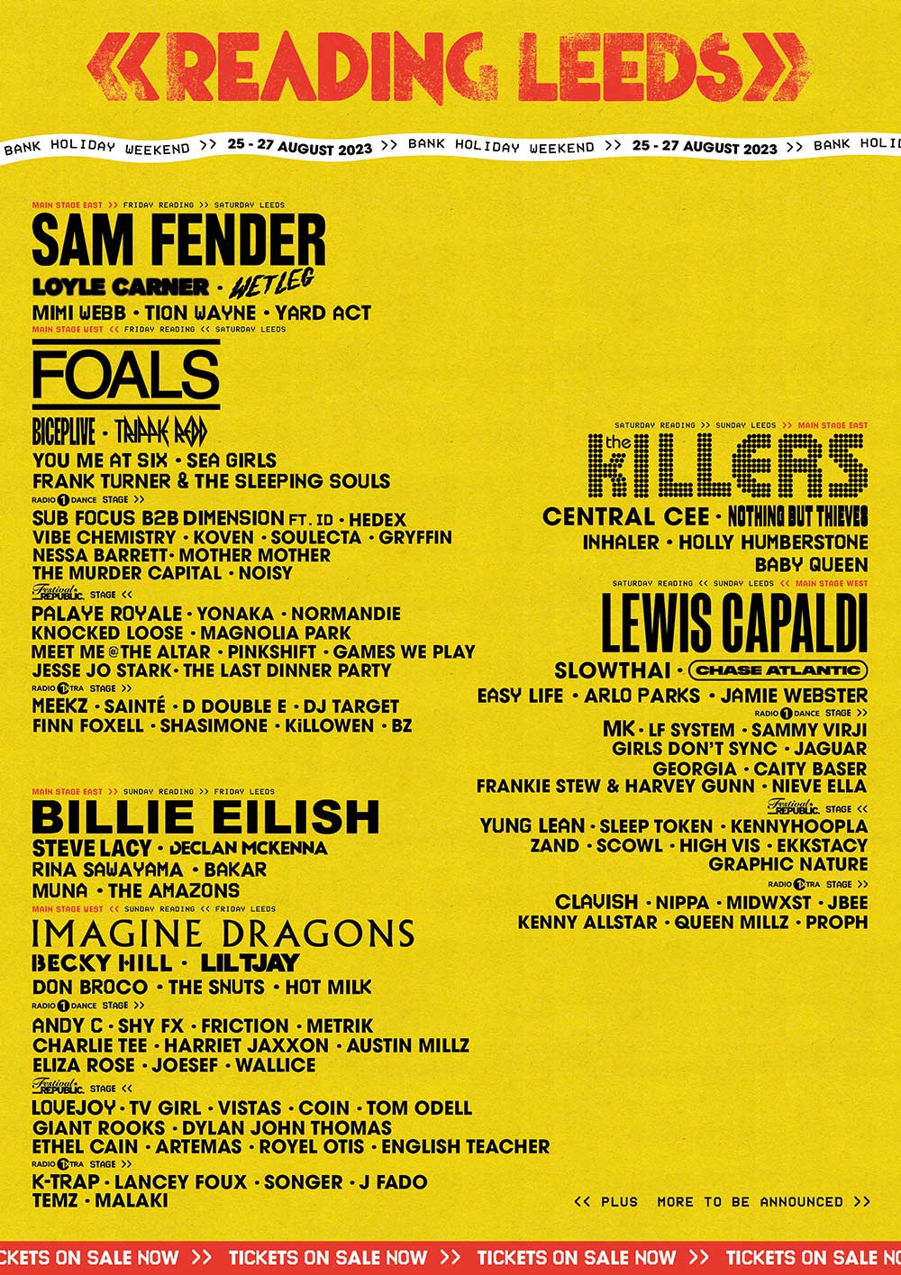 Reading and Leeds Festivals 2023 | Tickets, Line Up & Info | Ticketmaster UK