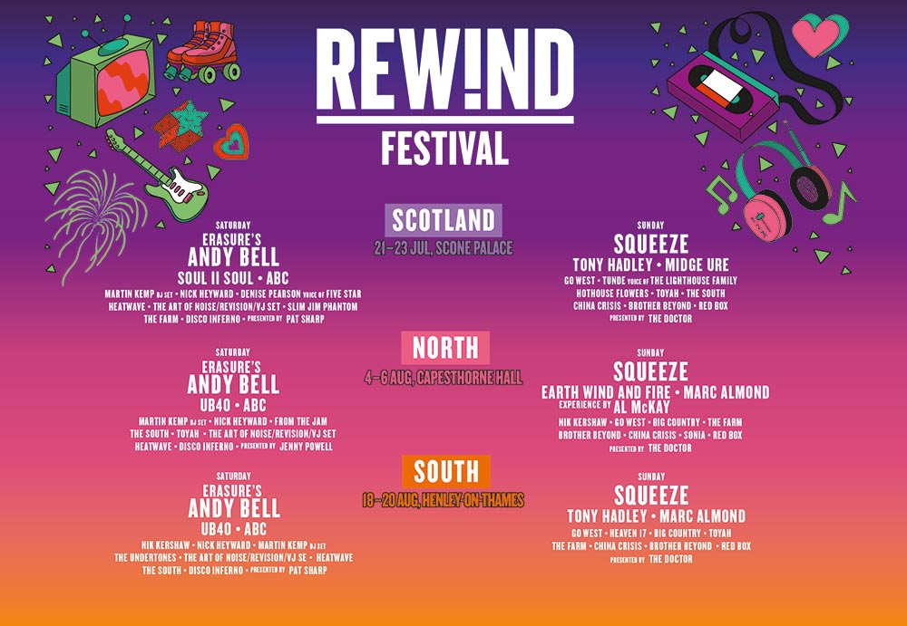 Rewind Festival 2023 Festival Line up & Info Ticketmaster UK