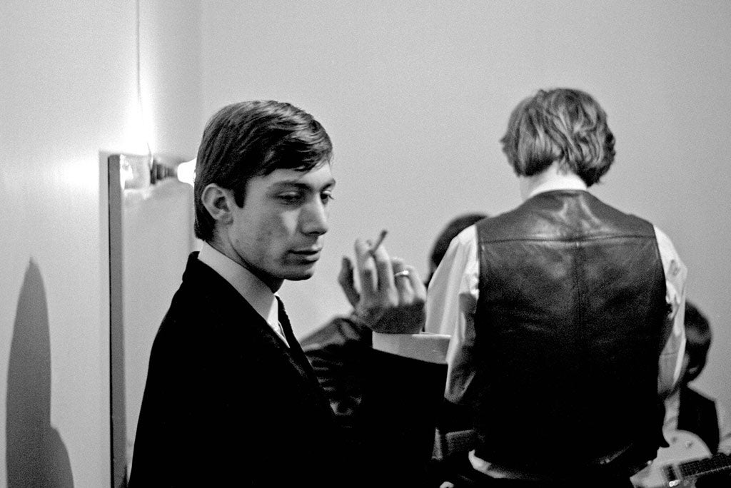 Rolling Stone Artwork  - dressing room and member smoking