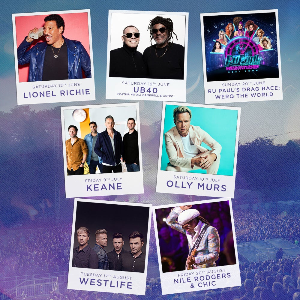 Scarborough Open Air Theatre Line-up Poster 2021
