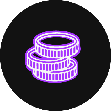 Illustration showing getting paid showing coins