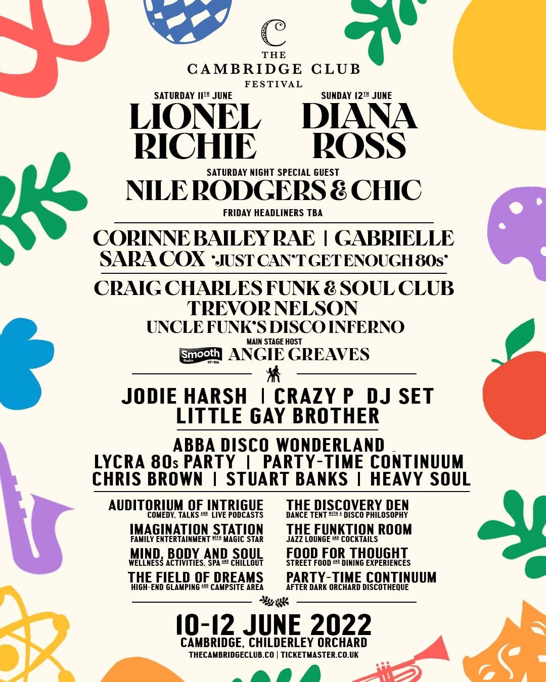 The Cambridge Club Festival Line-up 2022