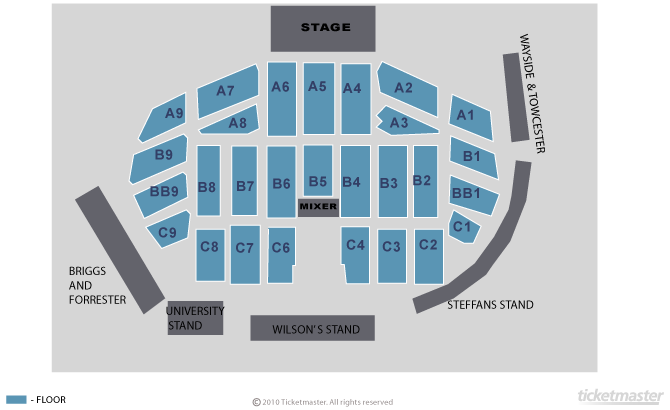 Seating Chart. Official Ticketmaster site