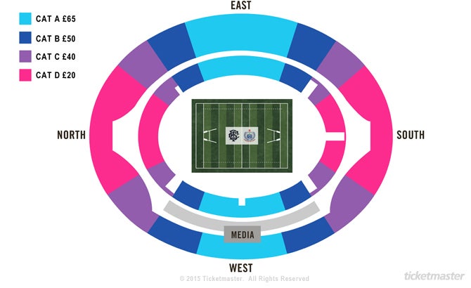 London Stadium Seating Plan Athletics