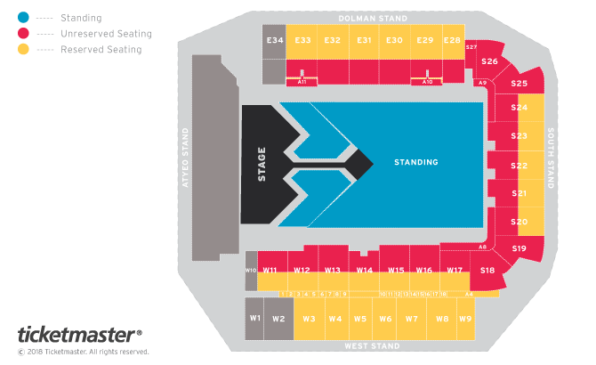 Ashton Gate Bristol Seating Plan