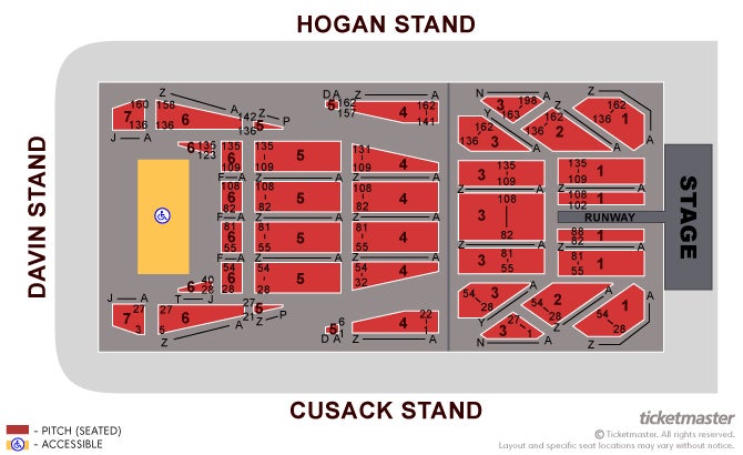 Ticketmaster Croke Park Seating Chart