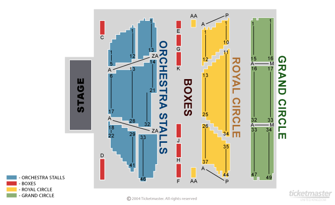 Lyceum Theater Nyc Seating Chart