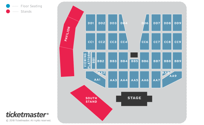 Seating Chart: Lionel Richie